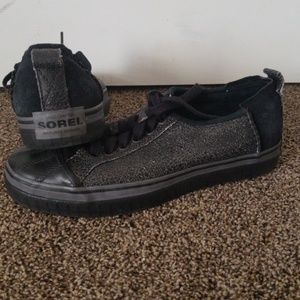 Sorel Distressed Canvas Shoes
